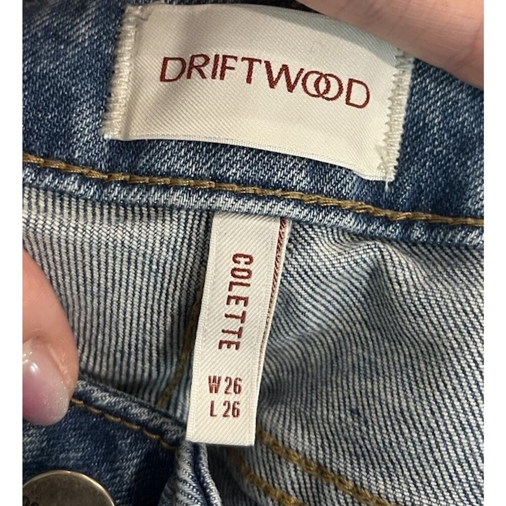 Driftwood Colette Floral Embroidery Cutoff Women's Jeans‎ Size 26 - Picture 4 of 5